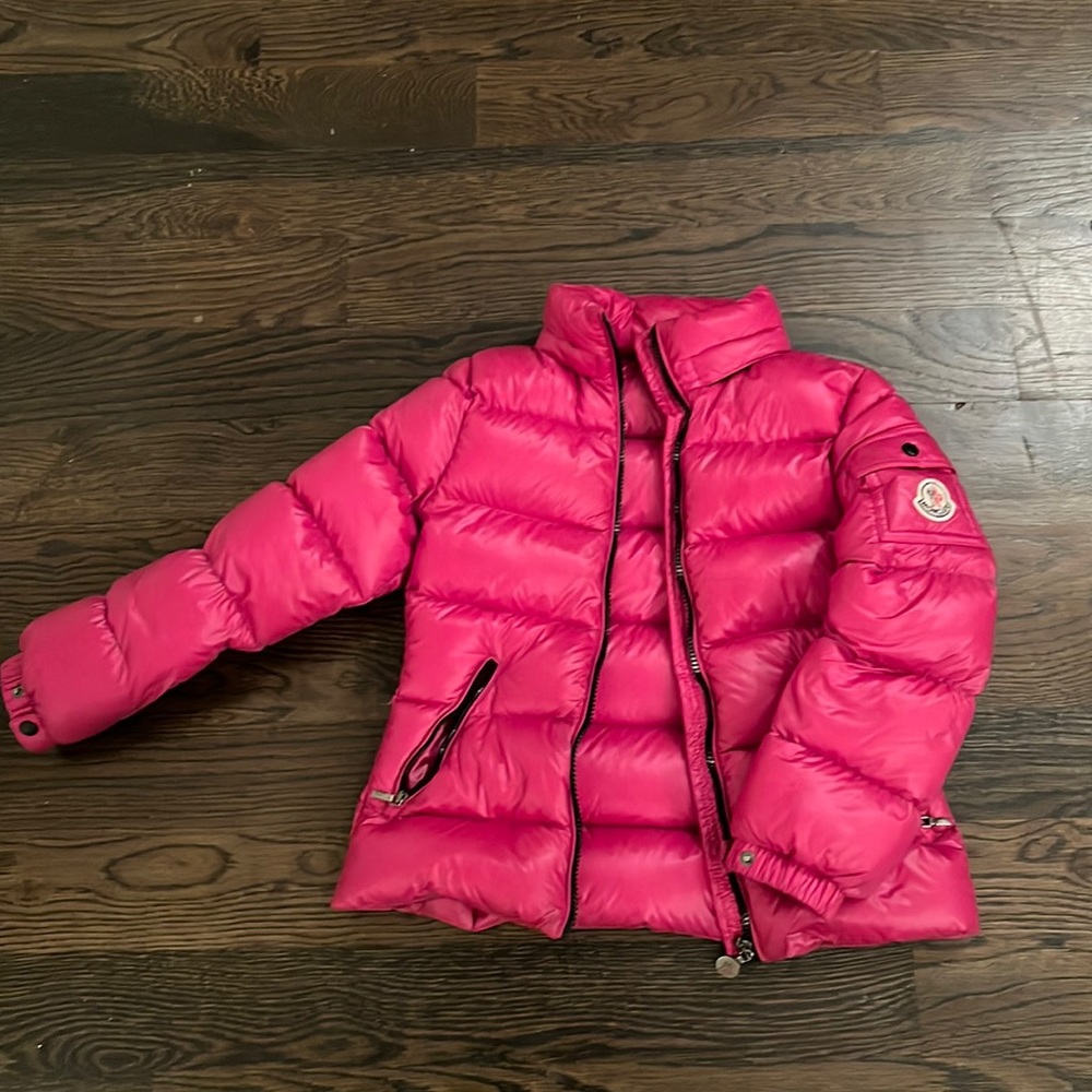 Moncler Bady Down Puffer Jacket Amaranth Pink (Girl Y8)
